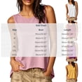 thumbnail image 3 of SwiftWear Women's Crew Neck Tank Top with Asymmetric Hem Cross Back Summer Sleeveless Casual Top Soft Stretch Everyday Wear​, 3 of 8