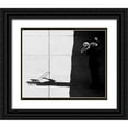 thumbnail image 1 of Wang, Jian 24x20 Black Ornate Wood Framed with Double Matting Museum Art Print Titled - Trombone Player, 1 of 4