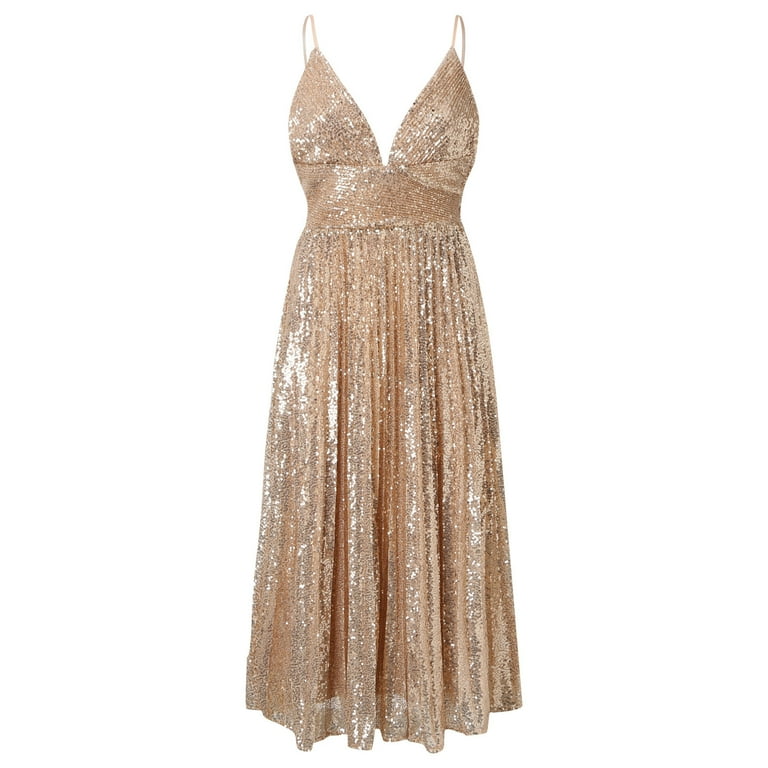 New Years Eve Dresses For Women Summer V Neck Sling Slim Sequin Princess Party Dress - Walmart.com New Years Eve Dresses For Women Summer V Neck Sling Slim Sequin Princess Party Dress - Walmart.com