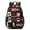 Baseballs and Player Silhouettes, variant on Baseballs and Crossed Bats Pale Yellow 17" Waterproof Oxford School Backpacks for Teens, S-Shape Padded Straps, for School, Travel, Hiking, Camping