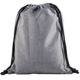 thumbnail image 3 of Soft Texture Drawstring Backpack - Quick Access Pocket, 3 of 3