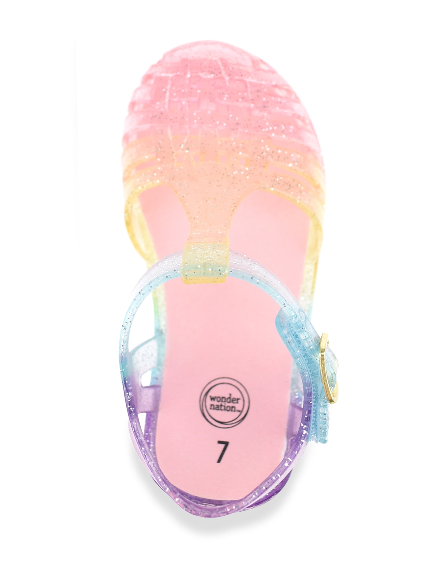 Wonder Nation Toddler Girls Jelly Sandal