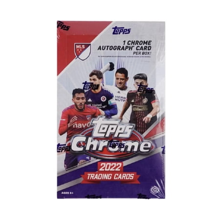 2022 Topps Chrome MLS Major League Soccer Hobby Box