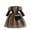 Gold, variant on Girls Tulle Dress Long Sleeve Round-Neck Dress Toddler Kids Halloween Girls Fashion Cute Cosplay Party Clothing Princess Dress Candy Bags Set Green 3-4 years