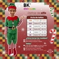 thumbnail image 2 of Disfraz Duende De Navidad Niños Infantil Duendecillo Elfo Ayudante Santa Claus De Tela Festival Navideño Bk Disfraces Talla Extra Chica, 2 of 5