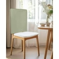 thumbnail image 2 of nqOlkjepod Sage Green Chair Covers Set of 4, Decorative Chair Back Cover, Farmhouse Sage Green Decor Dining Room Chair Slipcovers Removable Chair Protectors Covers for Party Banquet, 2 of 7