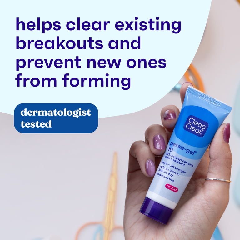 Clean & Clear Persa-Gel 10 Acne Treatment, Benzoyl Peroxide, 1 fl