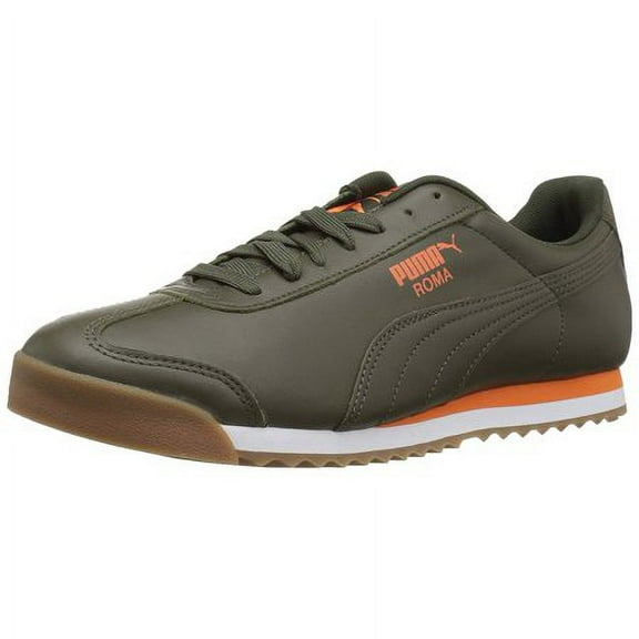 Puma Men's Roma Classic Gum 366408 06 Forest Night-Firecracker Size 10