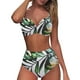 thumbnail image 3 of Gibobby Conjunto de Bikini Bikini de cintura alta para mujer, bañador Sexy de realce de dos piezas, traje de baño Vintage de dos piezas, conjunto de Biki(Blanco,M), 3 of 3