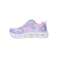 thumbnail image 4 of Skechers Girls Kayleigh 2-Light Up Velcro Strap Sneakers, 4 of 6