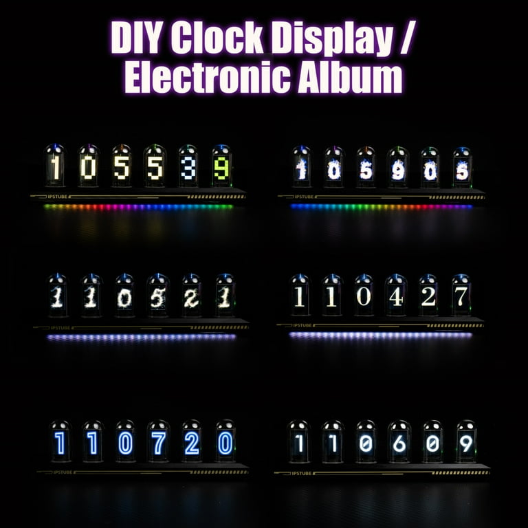 SIKAI CASE Nixie Tube Clock,RGB Nixie Tube,APP Control,Customized