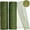 Green, variant on 2 Rolls Deco Mesh Ribbon, NOGIS 10" x10yd (30 Feet) Fabric Wrapping Ribbon Craft Mesh Roll for Christmas Tree Skirt, Bows, Christmas Decorative Metallic Wreath Mesh Ribbon (Orange)