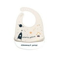 thumbnail image 5 of Quinlirra Silicone Baby Bibs for Boys Girls, Waterproof Toddler Bibs, Unisex Baby Bibs for Eating, BPA Free, Soft Cute Silicone Bibs with Large Food Catcher-B&9.05*12.2inch, 5 of 8