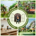 thumbnail image 5 of ICERUN 2Pcs Garden Gnomes,Resin Dwarf Garden Statues,Fairy Tale Ambiance Dwarf Garden Gnomes Outdoor,Style4, 5 of 7