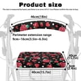 thumbnail image 6 of HELLHERO Heart-shaped Roses Walker Seat Cover Rollator Walker Seat Back Cover Anti-Slip Cover for Home Non-Slip Fit Easy to Install, 6 of 7