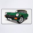 thumbnail image 1 of NUEVA alfombrilla de escritorio verde con parachoques de goma para MG Midget, 1 of 5