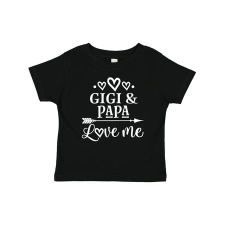 

Inktastic Gigi and Papa Love Me Gift Baby Boy or Baby Girl T-Shirt