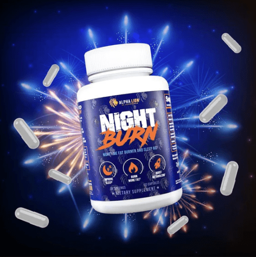 Alpha Lion Night Burn, Deep Sleep, Increase Metabolism - 60 Capsules