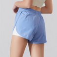 thumbnail image 2 of High Waisted Athletic Shorts Ruffle Skirt Wrap Front Liner Workout Running Shorts, 2 of 5