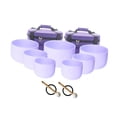 thumbnail image 3 of arctrm Quartz Crystal Singing Bowl Dustproof Organizer Portable with Carry Case Bag, 3 of 10