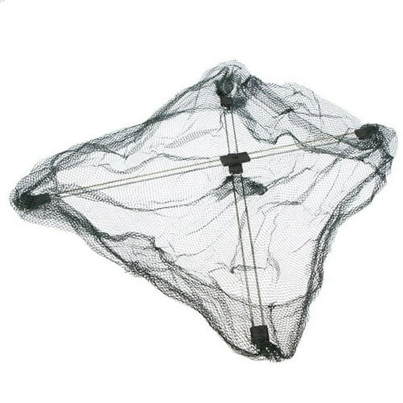 Visland Portable Bait Traps Fishing Foldable Easy Use Hand Casting Bait Traps Cage Baits Cast Mesh Trap for Fishes Shrimp Minnow Crayfish Crab Crawdad