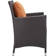 thumbnail image 4 of Modway Convene 5 Piece Outdoor Patio Dining Set in Espresso Orange, 4 of 7