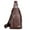 Brown, variant on Tahtuvzn Bags for Women Clearance! Sling Bag for Men Women Shoulder Backpack Chest Bags Crossbody Daypack with Earphone Hole for Hiking Camping Outdoor Trip