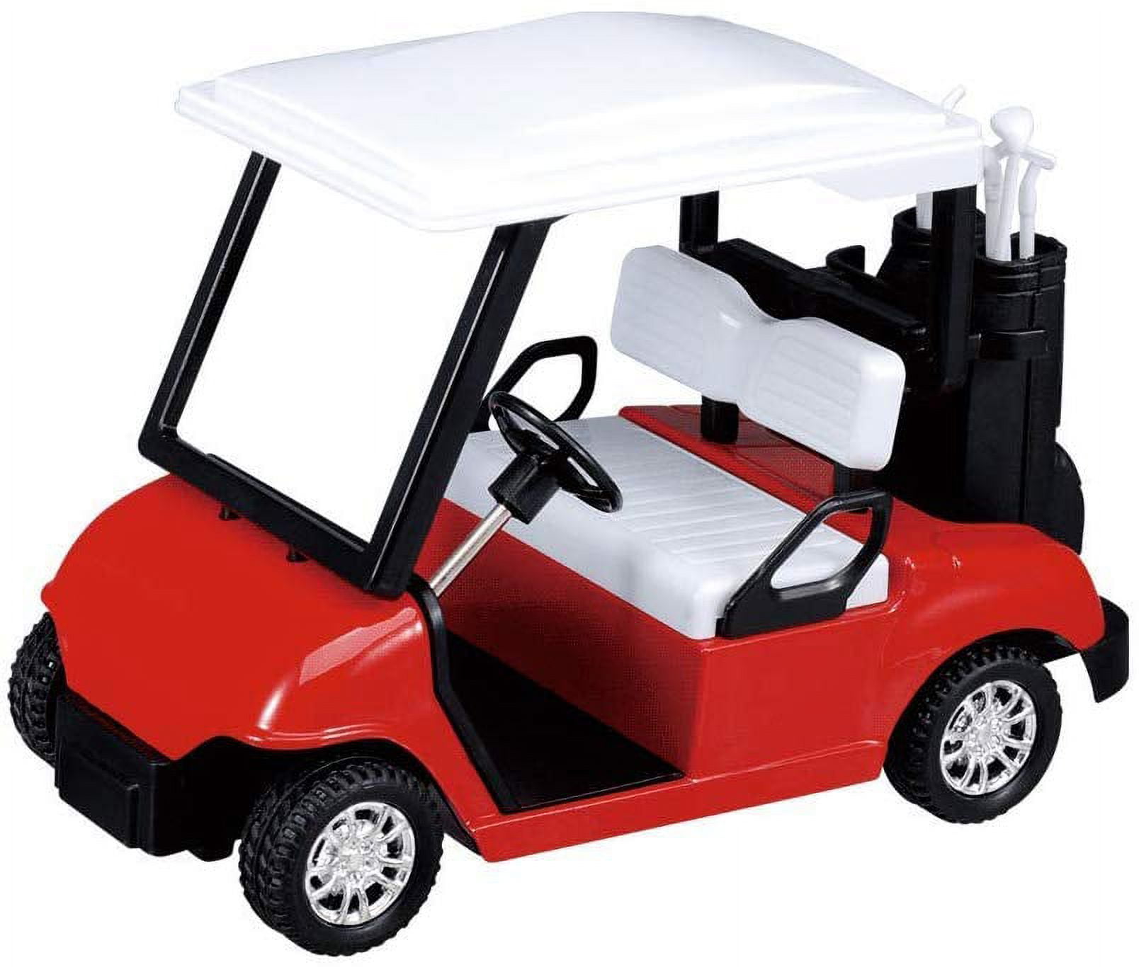 McMulligan's 4.5" Die-Cast Metal Golf Cart Toy 6pcs - Multicolor