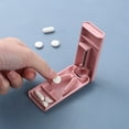 thumbnail image 2 of 1pc Mini Useful Portable Medicine Pill Holder Tablet Cutter Splitter Pill Case Storage Box Pill Tablet Pill Cutter Divider, 2 of 6
