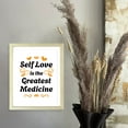 thumbnail image 2 of Designs ByLITA Self Love Is The Greatest Medicine, 11 x 14 White Framed Wall Art Print | Positive Motivational Decor, 2 of 7