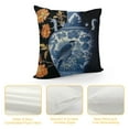 thumbnail image 4 of COMIO Blue and White Porcelain Farmhouse Pillow Covers Blue Chinoiserie Vase White Sofa Cushion Cover Chinoiserie Style Accent Pillow for Sofa Couch, 4 of 5