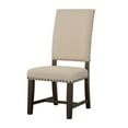 thumbnail image 3 of Xukmct 2 Pack Upholestered Dining Chair with Wood Frame, Modern Side Chair for Living Room, Dining Room, Beige, 3 of 5