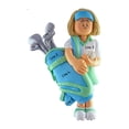 thumbnail image 4 of Personalized Female Golfer Ornament 2024 Blonde with Golf Bag 1 Count - Ornaments by Elves, 4 of 10
