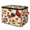 Multicolor 4, variant on ADECORIVY Chicken Rooster Storage Bin with Zipper Lid, Fabric Foldable Shelf Baskets Boxes, Closet Lidded Storage Bins, Decorative Clothes Organizer for Bedroom Home