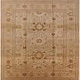 thumbnail image 1 of Ahgly Company Machine Washable Indoor Square Industrial Modern Brown Sand Brown Area Rugs, 4' Square, 1 of 7