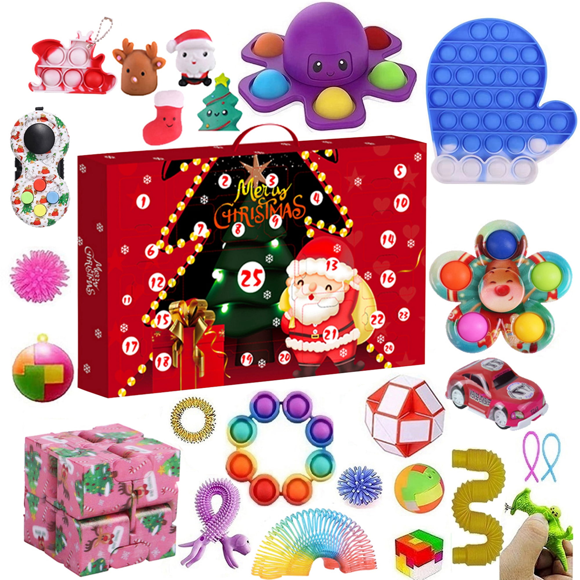 Buy Cathery Fidget Advent Calendars 2021 Toy for Kid,PopOnIt Advent