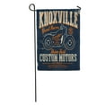 thumbnail image 1 of KDAGR Motorcycle Graphics Vintage Custom Racer Tee York Garden Flag Decorative Flag House Banner 28x40 inch, 1 of 2