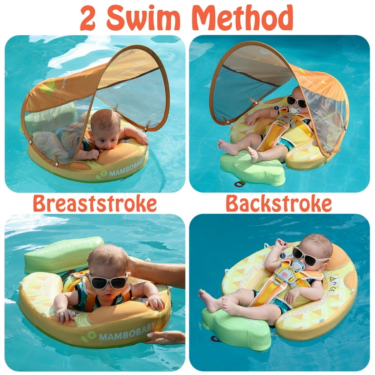 HECCEI Mambobaby Float for Infant Baby outlet Pool Float Non-Inflatable Swimming Ring