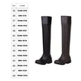 thumbnail image 3 of Qarigey Botas altas Titan cómodas y de moda de PU para cualquier ocasión, botas largas, zapatos por encima de la rodilla Accesorios de calzado marrón 45, 3 of 6