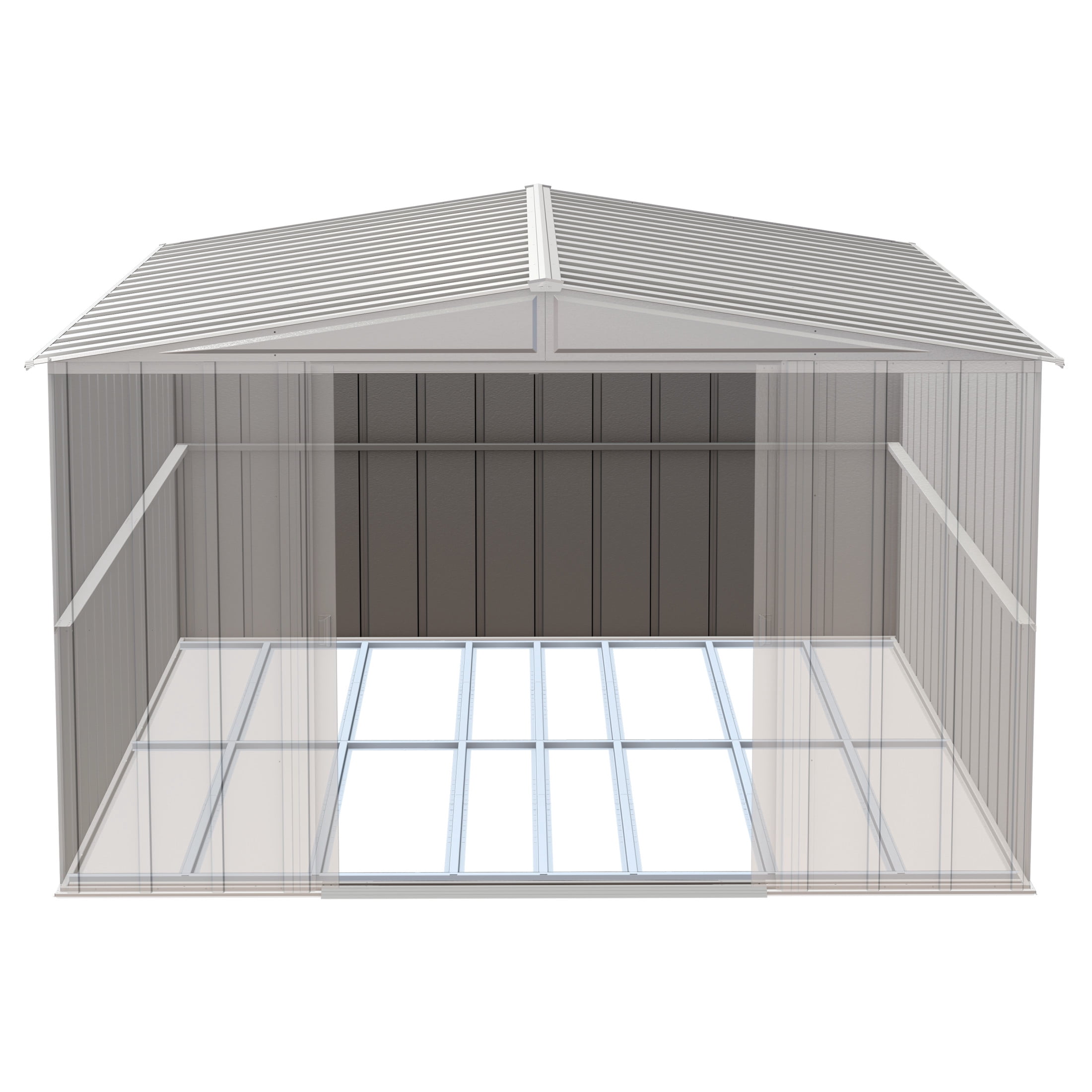 Arrow Classic Grey Floor Frame Kit For Sheds 10X11, 10X12 And 10X14 Ft. And Select Sheds 10X11, 10X12 And 10X14 Ft.