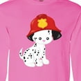 thumbnail image 4 of Inktastic Fireman Dog, Cute Dog, Puppy, Doggo, Dalmatian Long Sleeve T-Shirt, 4 of 5