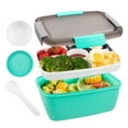 thumbnail image 2 of YAOMOBB Leak-proof Salad Container with Compartments 5 Compartment Salad Lunch Box Container Large Capacity BPA Free Leak Proof Stackable Salad Container, 2 of 6