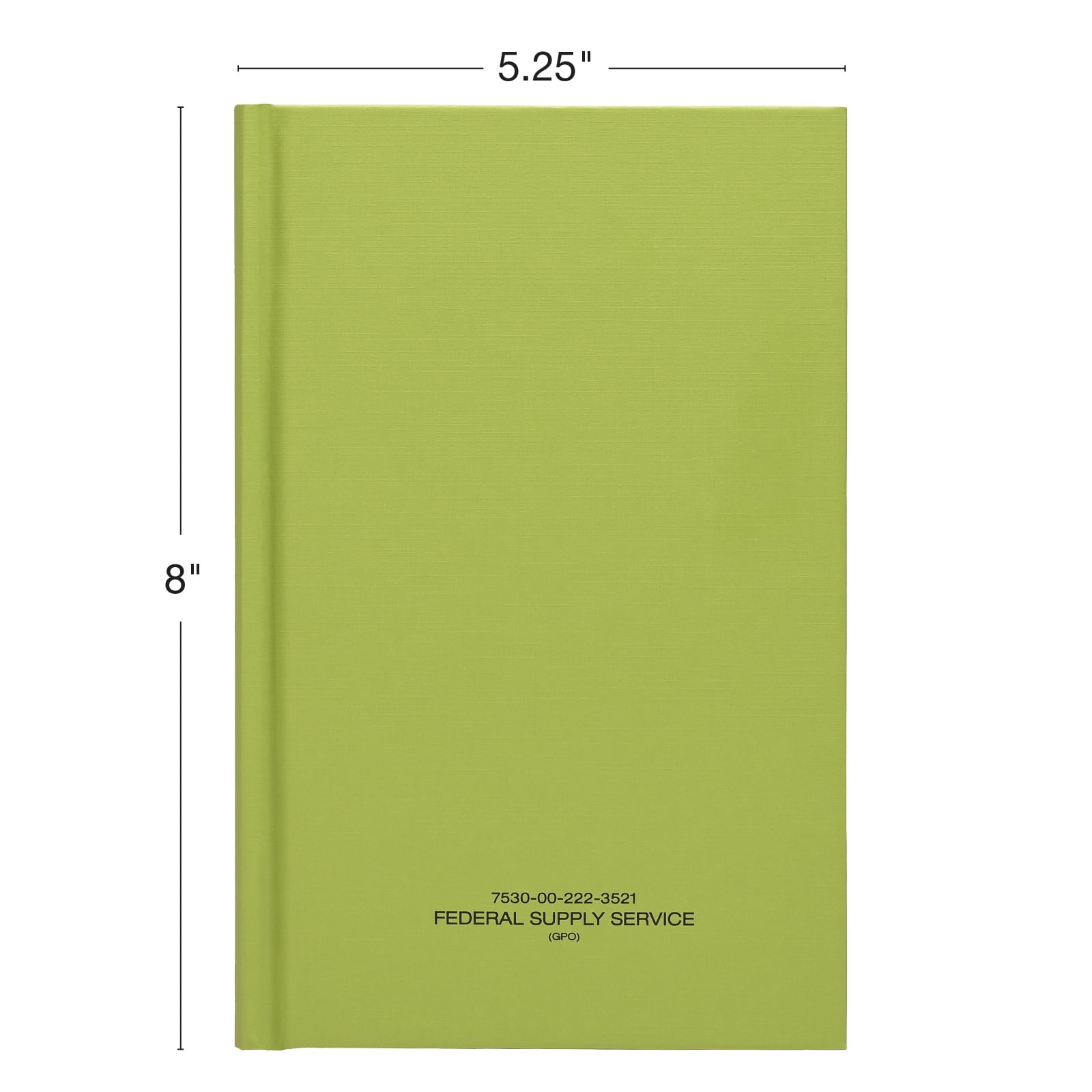 Global Printed Products Tactical Military Notebook 5 Pack (5.25" x 8")