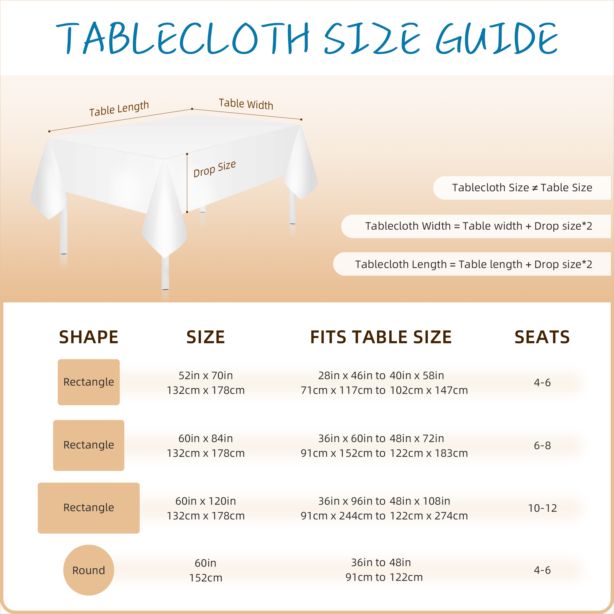 RAY STAR Large Christmas Table Cloth for Rectangle Table 60x120 Polyester Machine Washable Table Cloths, Thick Can not See Through Heavy Duty Tablecloth