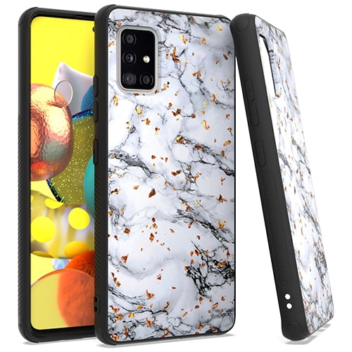 Samsung A51 5g Chrome Flake Marble White