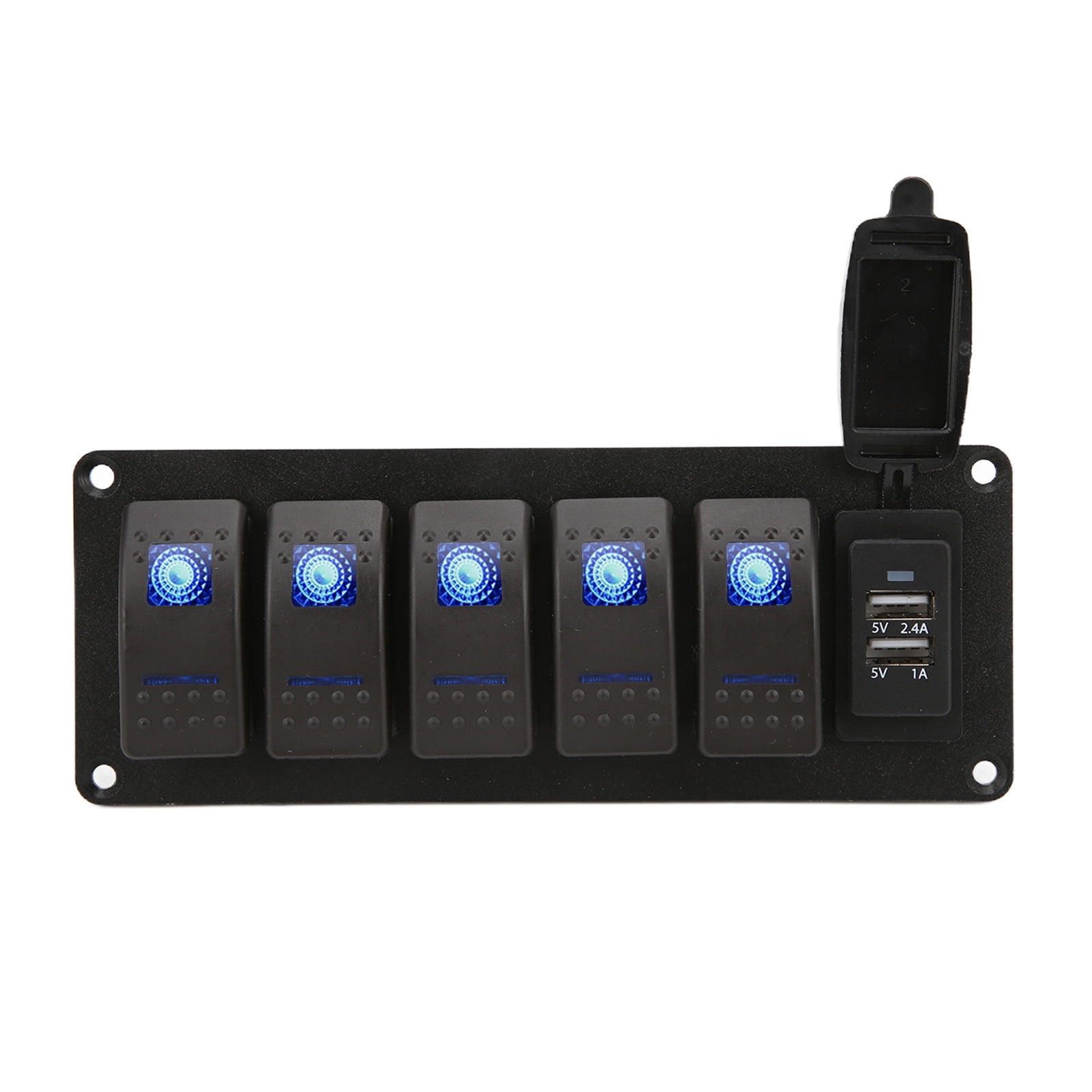 Rocker Switch Panel, Rocker Switch Easy To Install 12V24V Waterproof