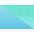 thumbnail image 1 of Ahgly Company Indoor Rectangle Patterned Bright Turquoise Blue Area Rugs, 7' x 9', 1 of 6