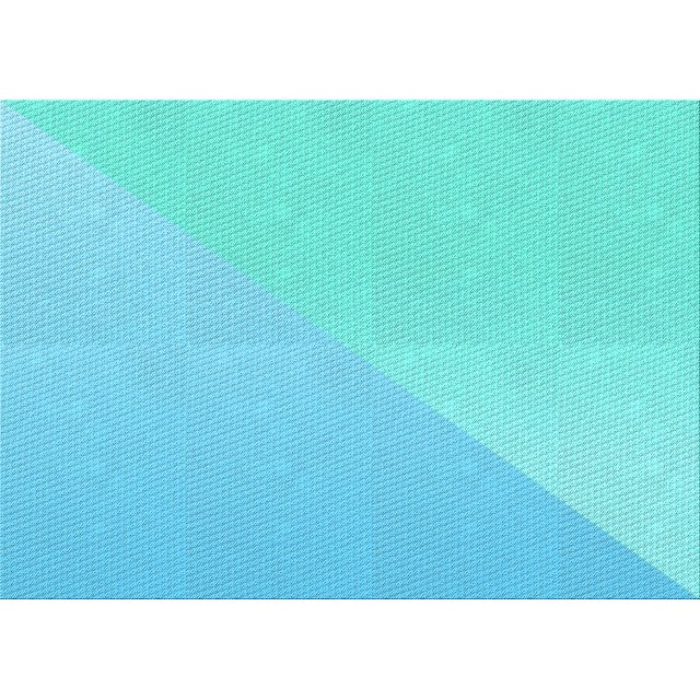 Ahgly Company Machine Washable Indoor Rectangle Transitional Bright Turquoise Blue Area Rugs, 2' x 5'
