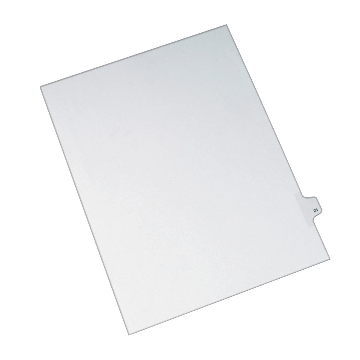 Avery Legal Paper Divider, Allstate Style, White, Side Tab 21 (82219)