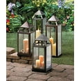 thumbnail image 4 of Eastwind Gifts 10016944 Rustic Silver Contemporary Lantern, 4 of 5